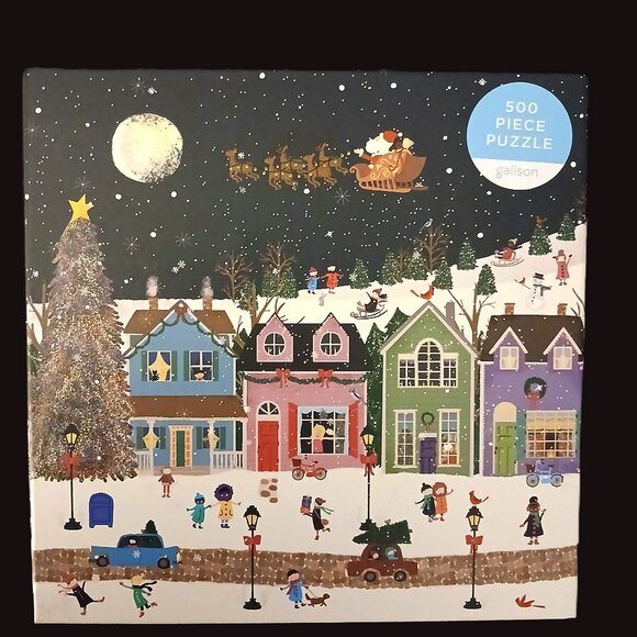 Galison Winter Wonderland Jigsaw Puzzle, 500 Pieces - Picture 1 of 4